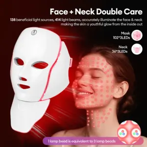 Red Light LED Face & Neck Therapy Mask